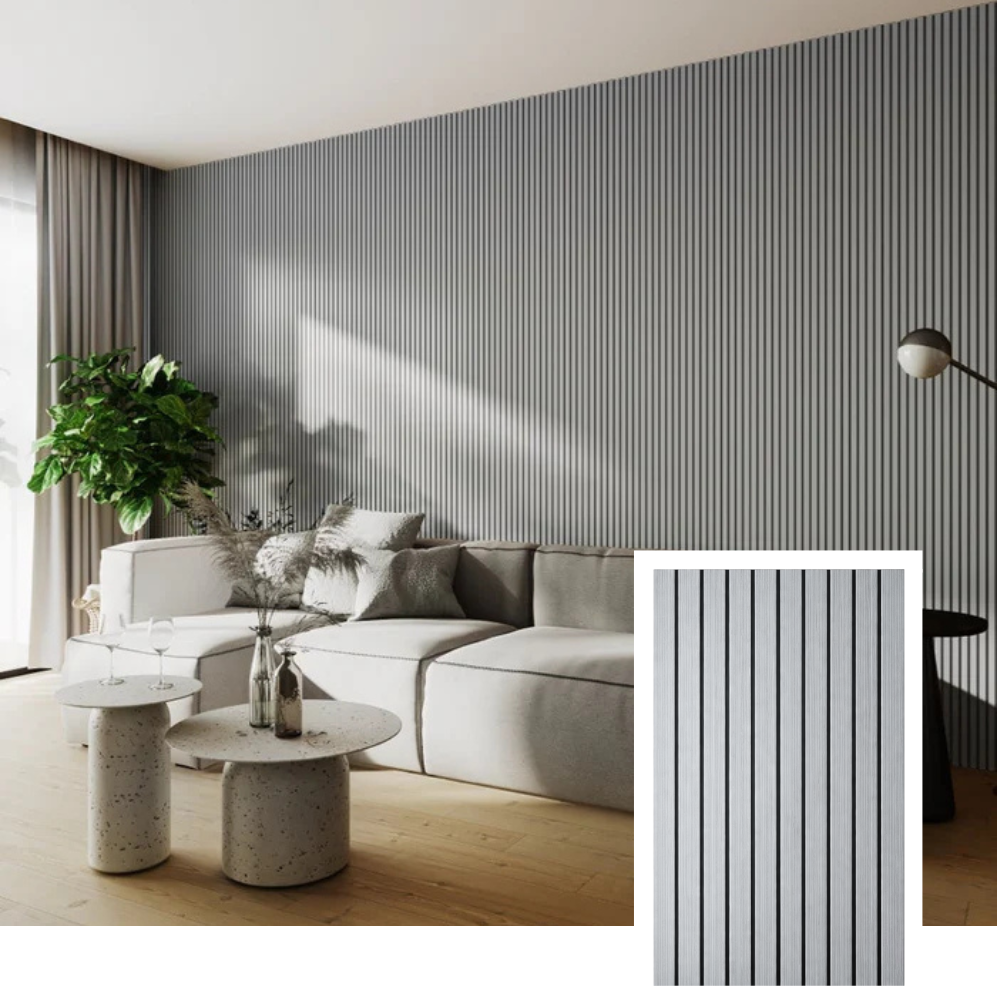 Arktis Panel™ Premium Acoustic Slat Panel — Natural Oak
