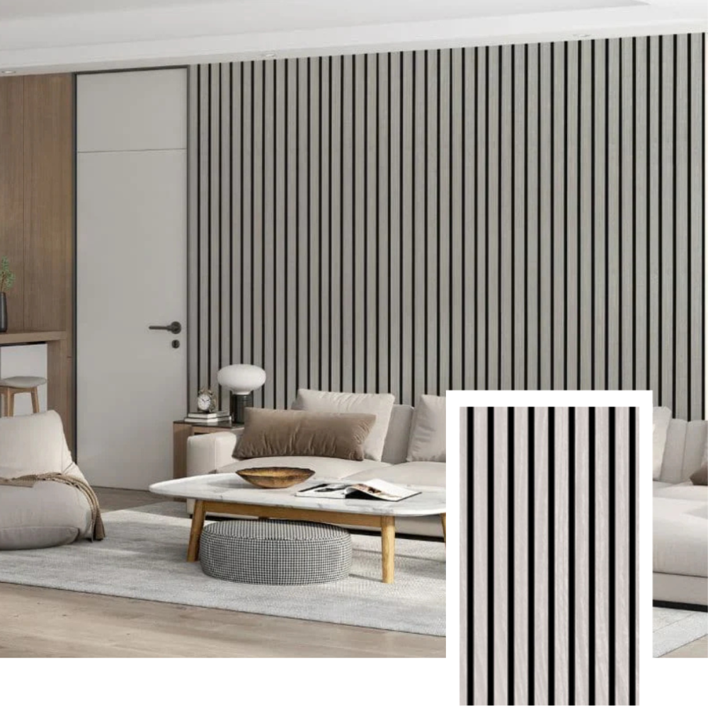 Arktis Panel™ Premium Acoustic Slat Panel — Natural Oak