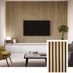 Arktis Panel™ Premium Acoustic Slat Panel — Natural Oak