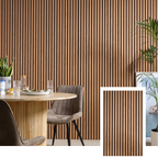 Arktis Panel™ Premium Acoustic Slat Panel — Natural Oak